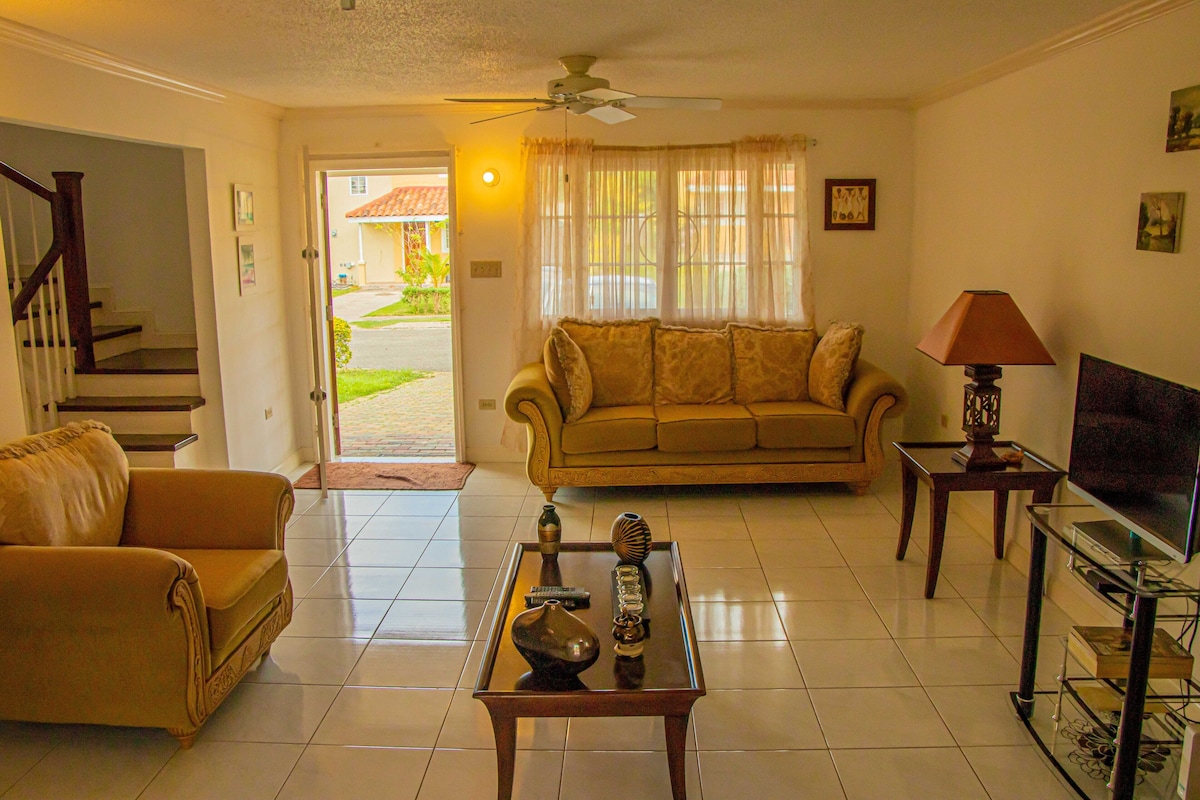 Bright living room interior